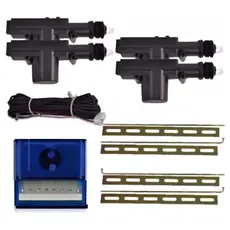 Kit de Trava Elétrica 4 Portas Universal GC Serve em Todos os Carros Kit Motor Chicote e Central