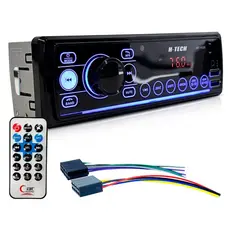 Rádio Som Automotivo Mp3 Com Bluetooth 2 Usb's Auxiliar Pen Drive Am Fm Controle HT-1025