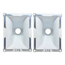 Kit 2 Corneta Lts 1209 Lente 12-09 1 Polegada Parafuso Jarro Trio Paredão Aluminio Quadrado