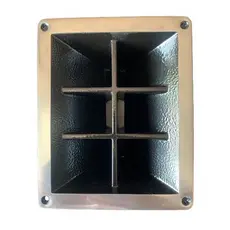 Corneta Guia de Ondas Metal Aluminio P/ Driver Line Preto