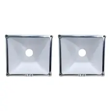 Kit 2 Cone Corneta Lts 2022 Parafuso Lente 20-22 Boca Jarro Trio Paredão Aluminio Quadrado