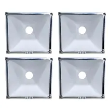 Kit 4 Cone Corneta Lts 2022 Parafuso Lente 20-22 Boca Jarro Trio Paredão Aluminio Quadrado
