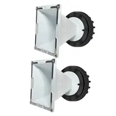 Kit 2 Driver Taramps T400Fh 200 Wrms + Corneta Aluminio Lts 1209