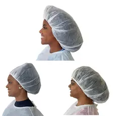TOUCA TNT DESCARTÁVEL PARA CABELO AFRO E VOLUMOSOS - 10 unidades