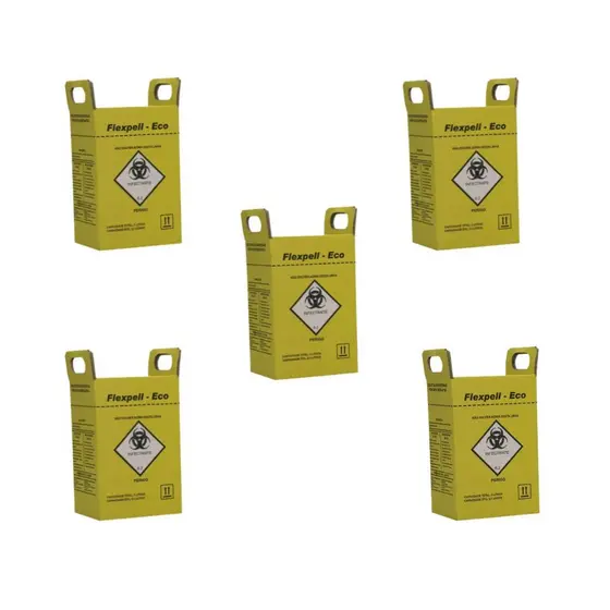 Kit 5 Caixa Coletora 3 litros Eco Flexpell