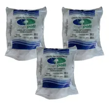 30 Lençol P/Maca TNT Econômico Descartável 2,00x0,90 Branco C/Elástico Flexpell