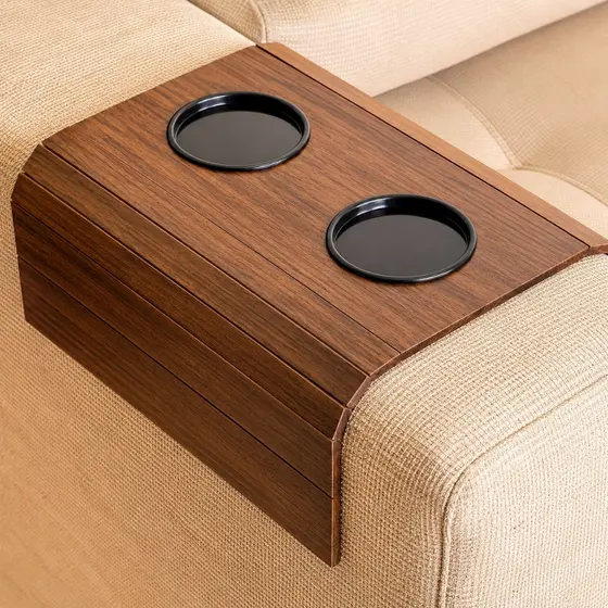 Kit esteira de sofa - Porta Copos de Sofá Articulado em MDF