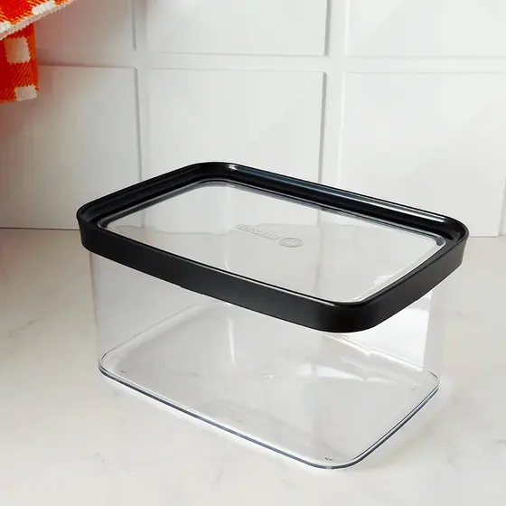 Conjunto 3 potes herméticos 2500ml, 1500ml e 1000 ml Helsim