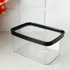 Conjunto 3 potes herméticos 2500ml, 1500ml e 1000 ml Helsim
