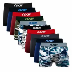 Kit 10 Cuecas Box Boxer Estampadas Masculino