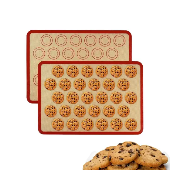 Tapete De Silicone E Fibra De Vidro Culinário 42x30cm poder usar no forno casa