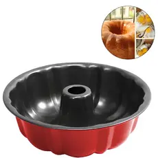 Forma Pudim Bolo Com Furo Central Antiaderente Aço Inoxidável Cozinha