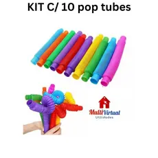Pop Tube Fidget Toy Canos brinquedo Anti-stress ENVIO IMEDIATO