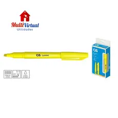 Marca Texto Lumini Amarelo CIS ENVIO IMEDIATO