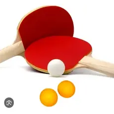 Kit com 2 Raquetes + 3 Bolinhas de Tênis de Mesa – Para Lazer e Treino