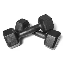 Par Halter Sextavado Pintado 1, 2, 3, 4 e 5 kg One Life Sports Peso Musculação Academia Treino Funcional