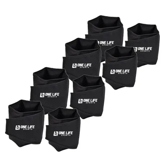 Kit Caneleiras 2kg + 3kg + 4kg + 5kg Tornozeleira Profissional