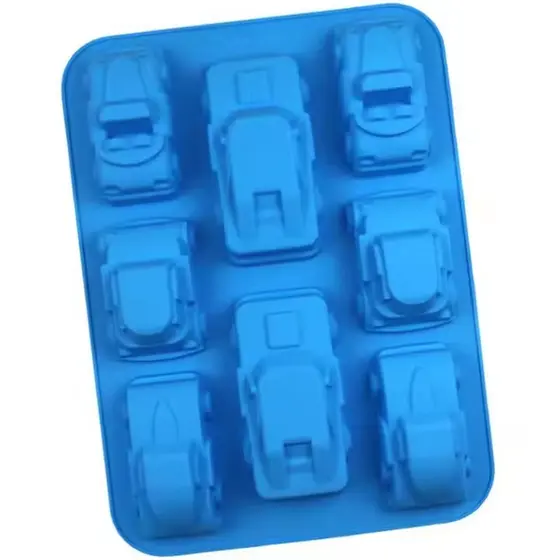 FORMA MOLDE SILICONE CARROS CARRINHOS 32.5CM CHOCOLATE DOCES
