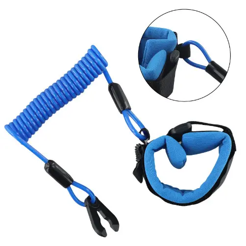 CHAVE CORDAO CORDA SEGURANÇA PULSO JET SKI CABO PU