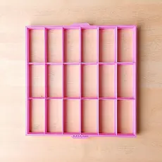 Marcador de Fatia para Bolo Gelado 6,6x3,3 cm Ideal para Forma 20x20 cm | 18 cavidades
