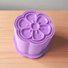 Modelador e Ejetor Para Modelar Doces, Massas e Brigadeiros | Flor 6 pétalas