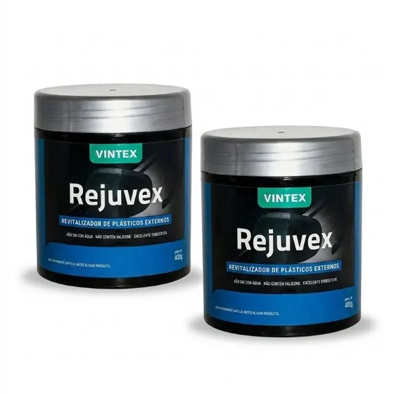 Vonixx Vintex kit Rejuvex Renovador Revitalizador Restaurador De Plásticos e Borrachas Automotiva