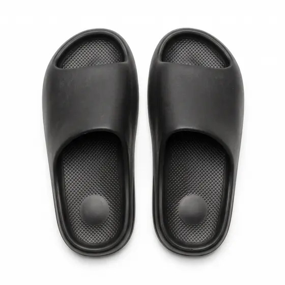 Chinelo Nuvem YZ Ortopédico Masculino Leve Macio Preto ou Off White Sandália Off
