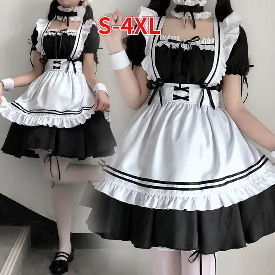 Vestido De Empregada Japonês COS Lovely Student Dress Lolita Suit