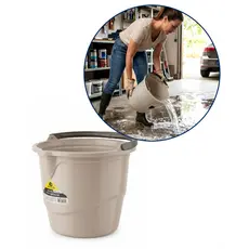 Balde 12 Litros Plástico Reforçado Alça Super Resistente Grande Limpeza Multiuso Casa Colorido