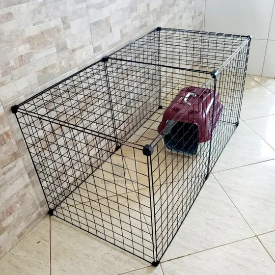 Cercado Para Coelho 60cm de Altura Com Teto