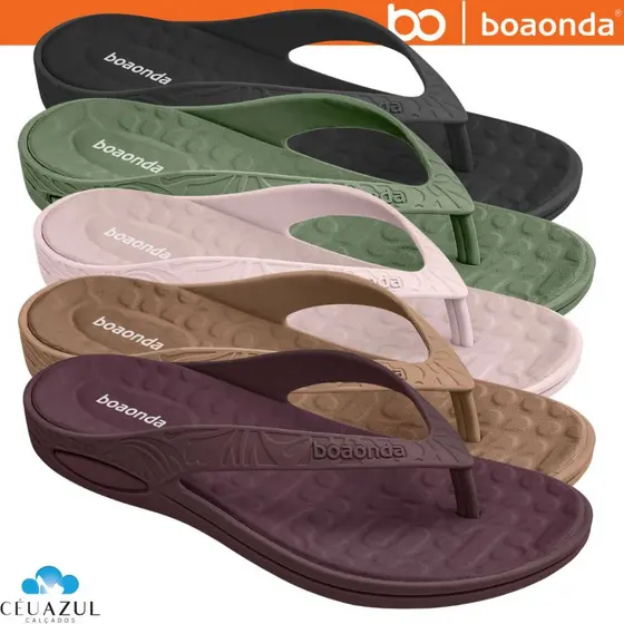 Chinelo Feminino Lilly Ortopédico BoaOnda Anatomico Fascite Plantar Esporão