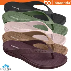 Chinelo Feminino Lilly Ortopédico BoaOnda Anatomico Fascite Plantar Esporão