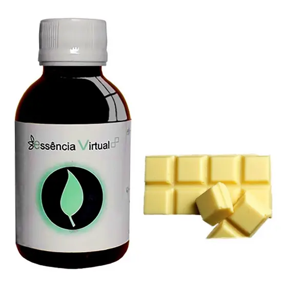 Essencia Chocolate Branco 100ml Oleo - Essencia Virtual