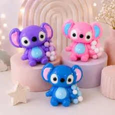 Squishy Stitch Super Macio Brinquedo Apertar Antistress FIdget Rosa/Azul/Lilás Taba Divertido e Squishy Stitch Espuma