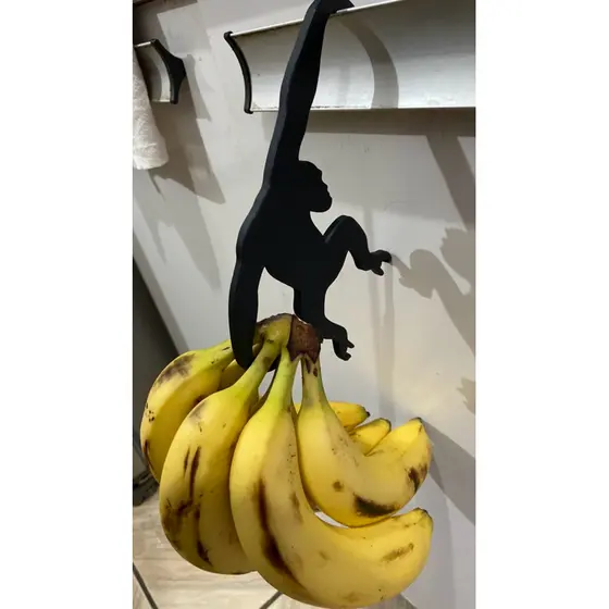 Fruteira-Fruteira Suspensa-Fruteira Decorativa-Enfeite de Cozinha-Decoração de Cozinha-Suporte para Banana-Enfeite