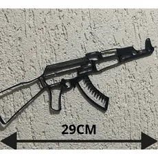 Ak 47 Decoração Gamer-Rifle Ak 47-Rifle Ak 47 decoração de Parede-AK 47 Decorativa