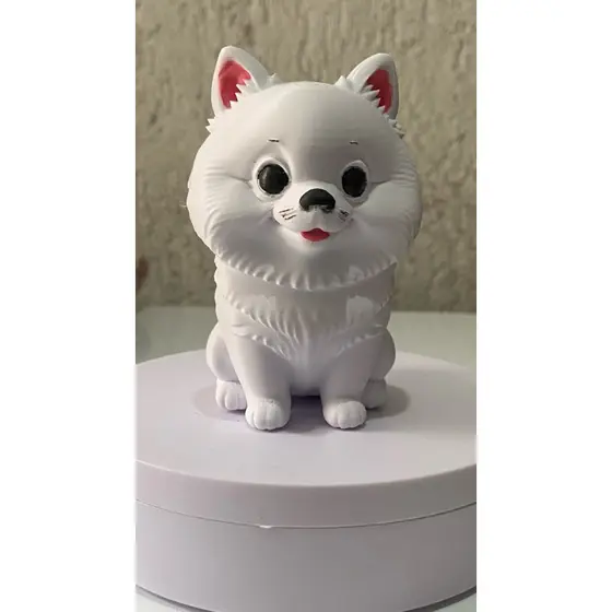 Enfeite-Cachorro Lulu da Pomerania estátua -Pet personalizado -SPITZ ALEMÃO- Enfeite decorativo -Estatueta Spitz alemão