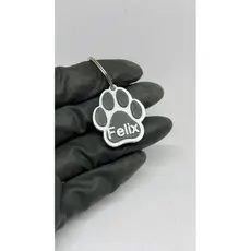 placa de identificação pet-identificação para cachorro-etiqueta para coleira- tag pet personalizada- plaquinha nome pet