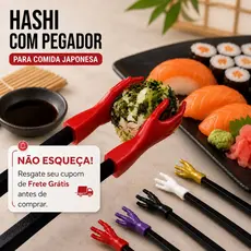 Hashi de Dedo Infantil Auxiliar Pegador de Mãozinha Sushi Fácil Crianças