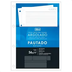 Refil para Caderno Argolado Universitário 200 Folhas Tiliflex Folhas Soltas Tilibra Estudo
