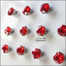 Imã Neodimio com Strass 1cm p/ Fotos Recados Notas Lembretes p/ Porta Retratos Paineis e Geladeira