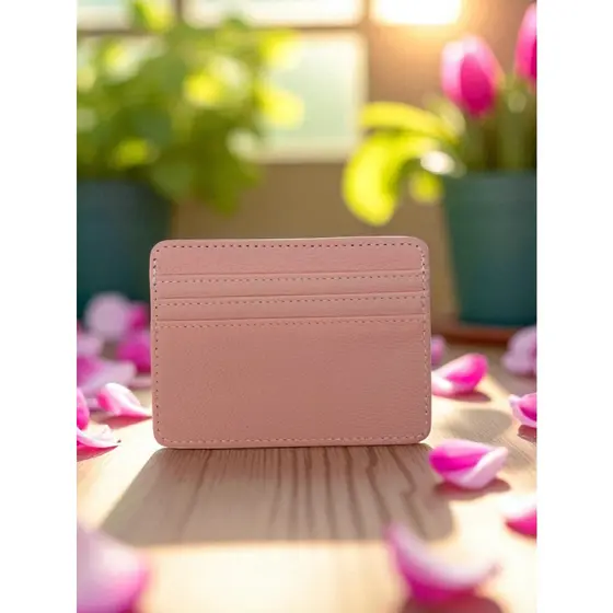 Carteira Porta-Cartões Compacta Unissex com Janela de Documento – 11x8cm – Diversas Cores