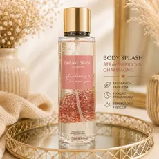 Splash Corporal Strawberries & Champagne 250ml | Romântico e Refrescante