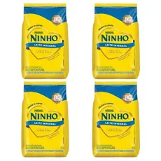 Kit 4 Leite em Pó Integral Ninho Refil 350g