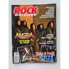 Revista Rock Brigade Nº 145 - 1998 - Angra /  Helloween / Pôster Rancid e Iron Maiden