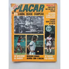 Revista Placar Nº 276 - Jul/1975 - Tabela Carioca / Pôster / Fórmula 1