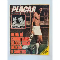 Revista Placar Nº 45 - Jan/1971 - Clodoaldo / Pelé / Pôster Oldair Atlético MG