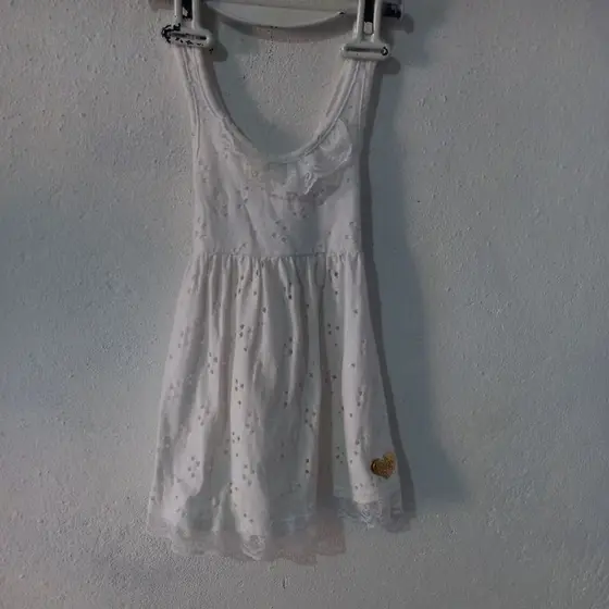 Vestido branco infantil  para bebê usado