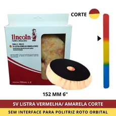 Boina para Polimento – Fase de Corte Médio 6,0" polegadas. Sem Interface LINCOLN 152mm