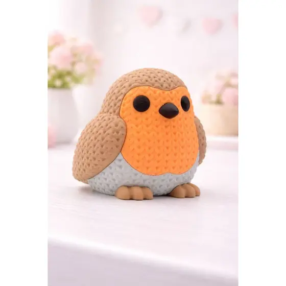 Passarinho Decorativo 3D Fofo Mini Enfeite para Quarto Infantil Decoração de Mesa Presente Criativo